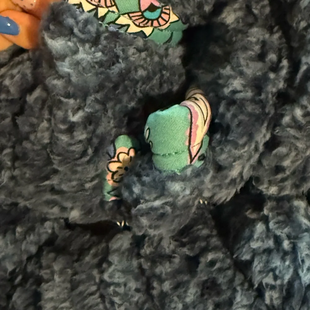 Vera Bradley Sherpa Fluffy Blue Blanket